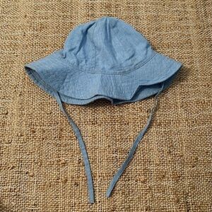 H&M Blue Chambray Denim Sun Hat